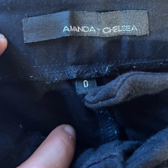 Amanda + Chelsea Alex Ponte Knit Trousers size 0 - Picture 3 of 3